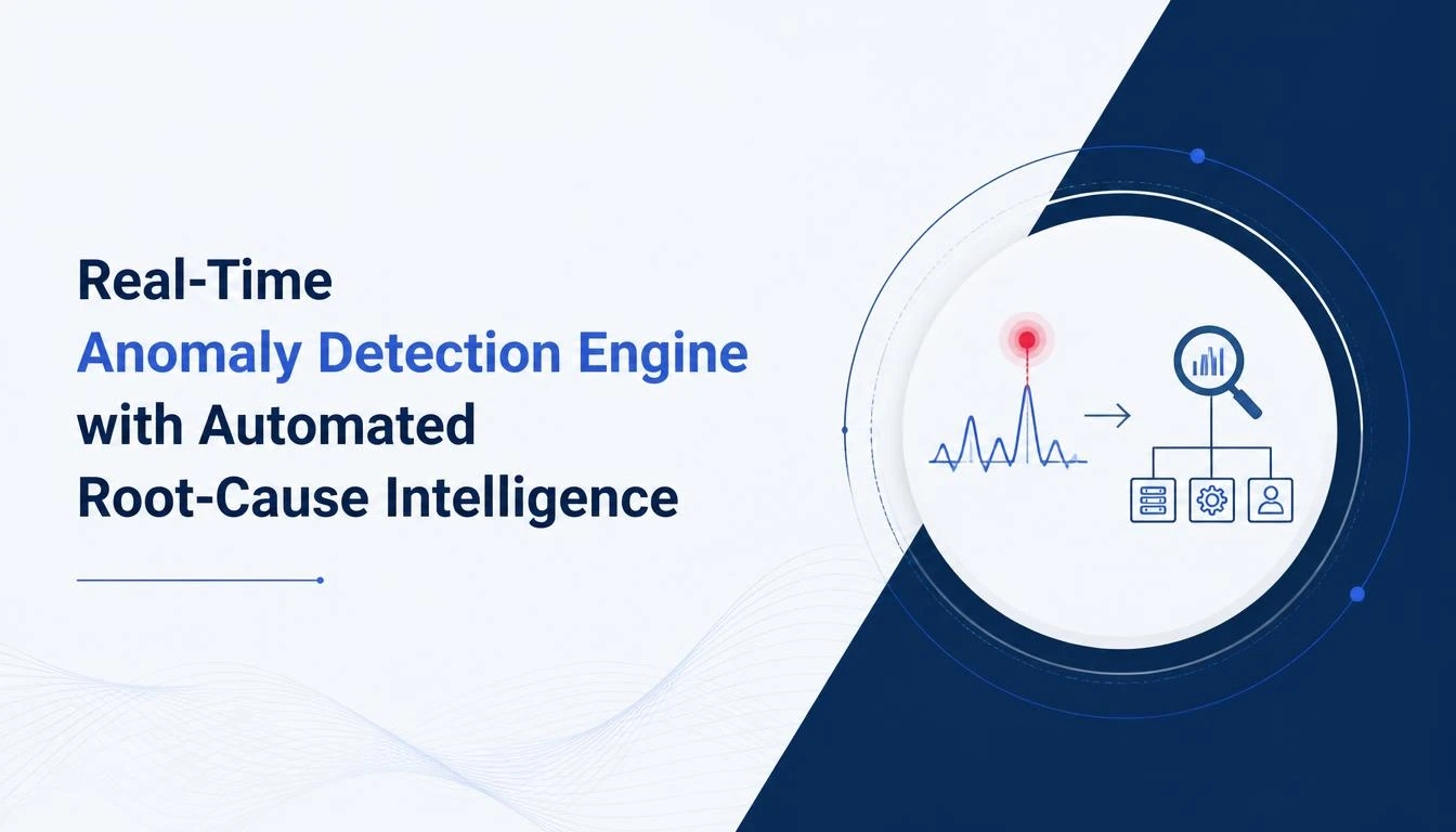 Real-Time Anomaly Detection Engine with Automated Root-Cause Intelligence