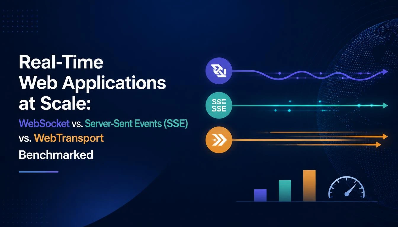 Real-Time Web Applications at Scale: WebSocket vs. Server-Sent Events (SSE) vs. WebTransport Benchmarked